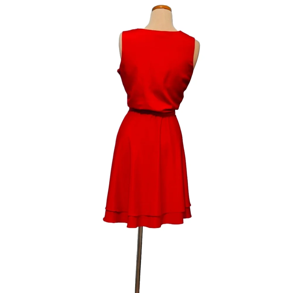 Banana Republic Satin Wrap  Tiered Ruffle Pockets Belted Zip Dress